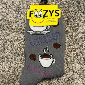 Foozys Coffee-Themed Unisex Socks